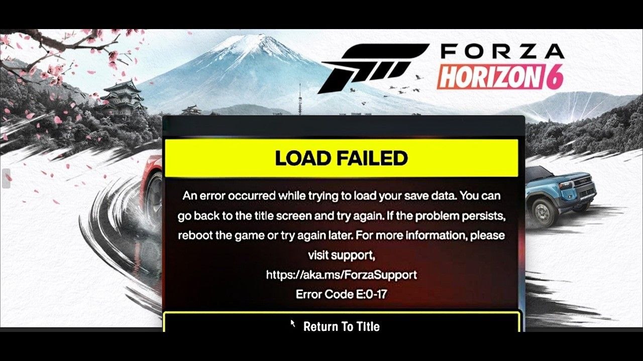 Forza Horizon 6 está borrando partidas guardadas y Xbox ya lo admitió